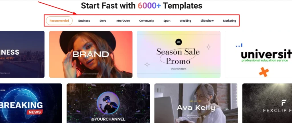 FlexClipTemplates