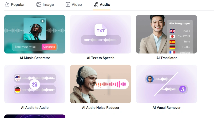 Advanced Audio Tools flexclip