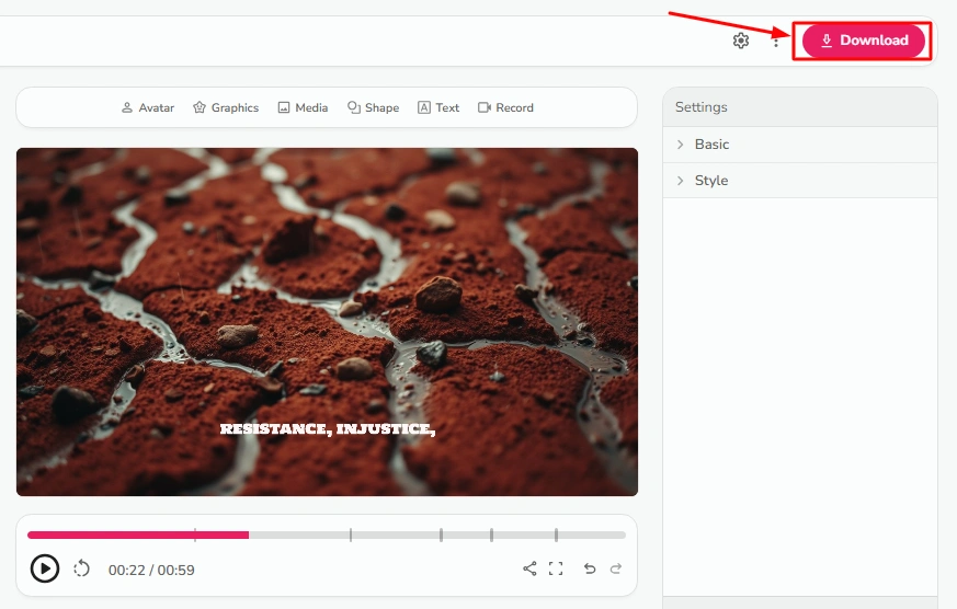 Download and Export